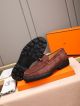 Hermes Red Calfskin Leather Man Shoes 061002 (4)_th.jpg